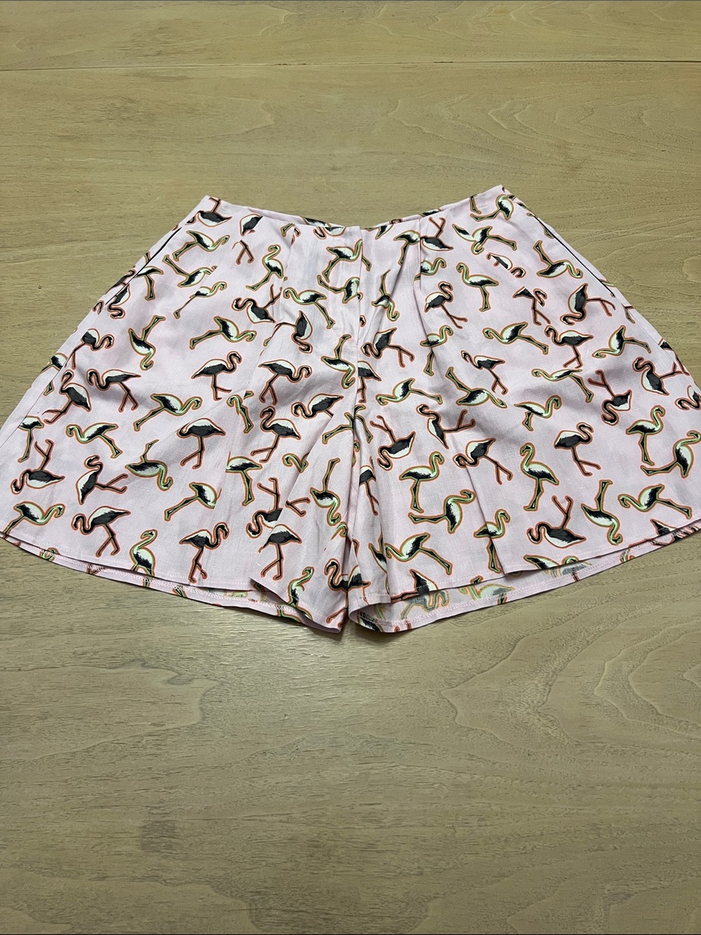 Women’s Pink Flamingo Print Shorts